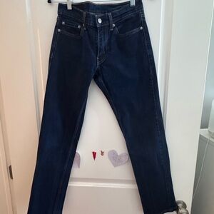 Vintage Levi's 511 Women's Straight Leg Jeans - Dark Blue
